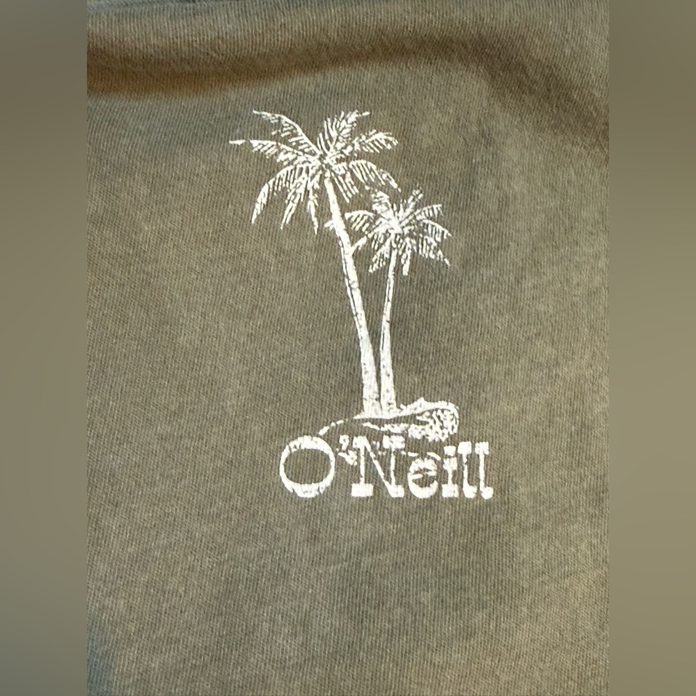 O’Neill Palm Lake‎ Cropped Tee — Olive — Size Large 🌴 - Picture 3 of 6
